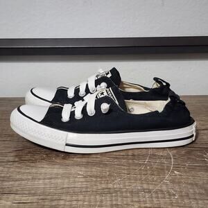 Converse Chuck Taylor Shoreline Women’s Slip-On Shoes Sneakers Size 8 Black